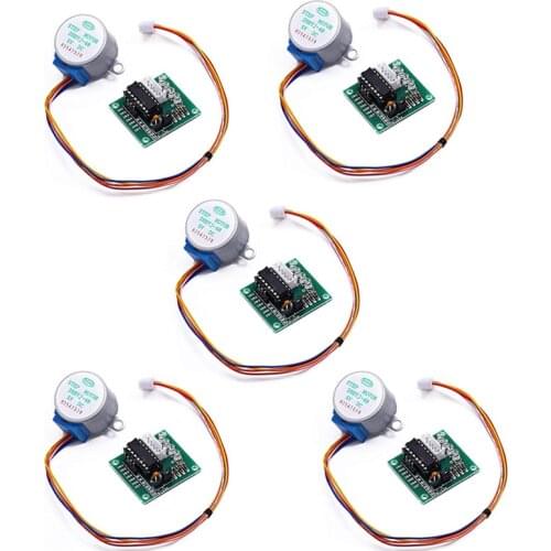 5pcs/lot 28BYJ-48 ULN2003 5V Stepper Motor + ULN2003 Driver Board Suitable For Arduino Driver Test Module DIY Kit