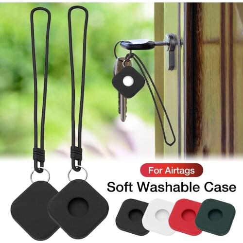 Silicone Carry Case Protective Skin Cover For Airtags Bluetooth Wireless Tracker Protector Shell For Airtags Accessories