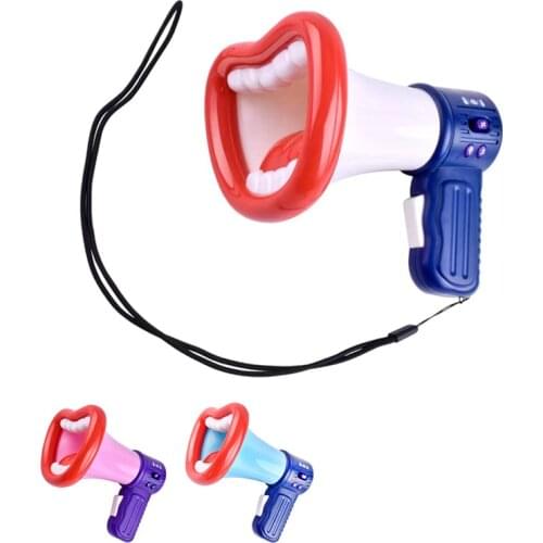 Funny Smart Voice Changer Horn Toy Colorful Party Loudspeaker Educational Interactive Game Novelty and Practical Jokes Kid Gift