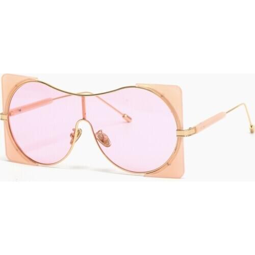 Veshion Oversized Square Sunglasses Women Fashion UV400 Vintage Glasses