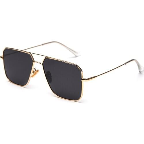 Veshion Square Polarized Sunglasses Metal Man Trend 2020 Ladies Sun Glasses Uv400 Mirror Irregular High Quality