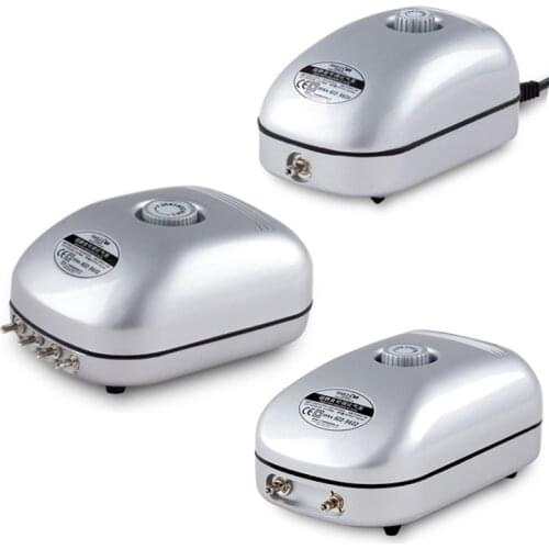 HAILEA ACO 2W 5W 10W Aquarium Air Pump air compressor Oxygen Airpump Single & Double Outlet.fish accessories Air Compressor