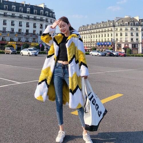Female Coat Winter Plush Jacket Fur Coat Jacket Women Fashion Womens Winter Coats 2021 Elegant Womens Teddy Coat Faux Fur Coat
