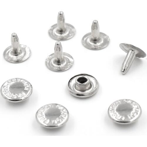 100 pieces/lot) Metal rivet. Bags rivets. Shoes decorative nails. Clothes buttons. Press the button. Clothing & Accessories