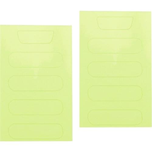 2pcs Reflective Stickers Mini Stickers Decals Skin Protective Film PVC Full Cover Luminous Sticker Decorations Accessories