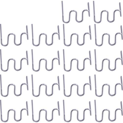 400pcs Car 0.8mm Stapler Staples for Plastic Welder Tool Car Damaged Bumper Repair Kit Silver Stainless Steel Accessories