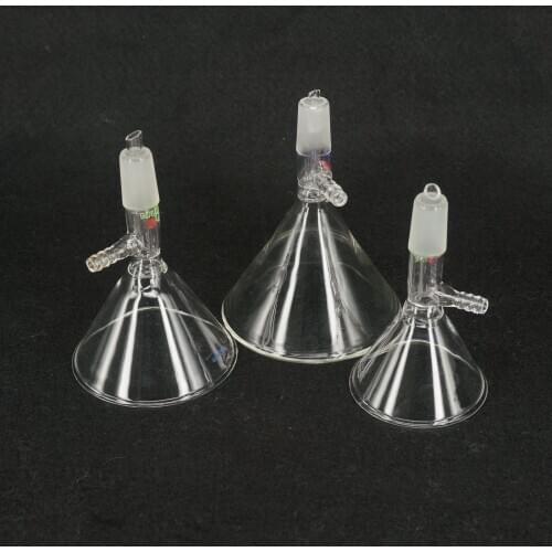 60/75/80/90/100mm Funnel O/D 19/26 24/29 Joint Lab Glass Conical Filtering