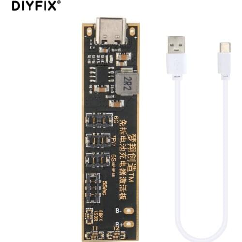 DIYFIX Battery Activation Board For iPhone SE/5C/5S/6G/6P/7G/7P/8G/8P/X XS XR/11Pro Max/12Pro Max Circuit Board Charging Tester
