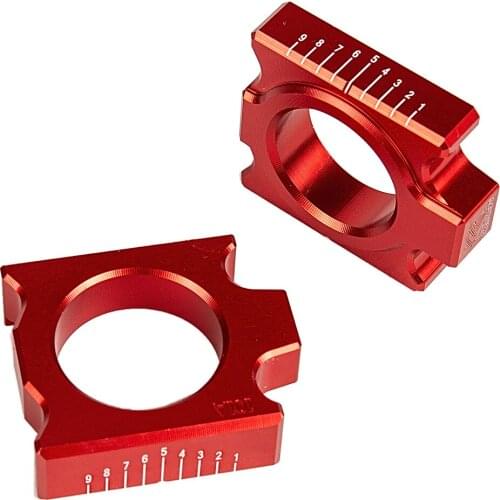 Rear Axle Blocks Chain Adjuster For Honda CR125R CR250R CRF250R CRF250RX CRF450R CRF450RX CRF450L CRF250X CRF450X CR CRF 250R