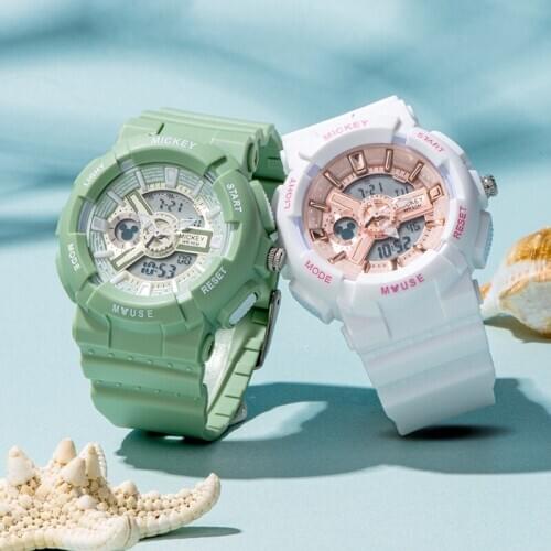 Big Sale Women Sport Fashion Watch Soft Rubber Strap Waterproof Lady Digital Wristwatch Girls Casual Clock Teen Time Junior Hour