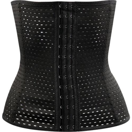 Women Waist Trainer Steel Bone Cincher Corset Belt Shaper Body Shapewear Underbust Control Elasticat Slimming Tummy Belt