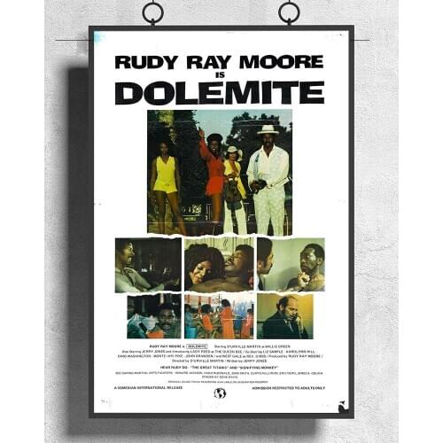 L511 DOLEMITE Movie Blaxploitation Shaft 02 Silk Fabric Poster Art Decor Indoor Painting Gift