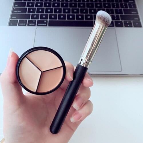 Makeup Soft Brush Wear-resistant Strong Grasping Power Artificial Fiber Foundation Concealer Facial Masque Brush for Beauty