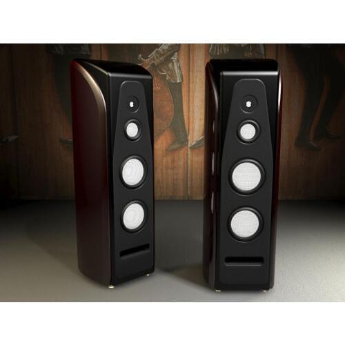 L-005 3-way 4-driver Floor Standing Speaker Loudspeaker Accuton Dual 8inch Subwoofer Supper Bass Loudspeaker Dome Tweeter
