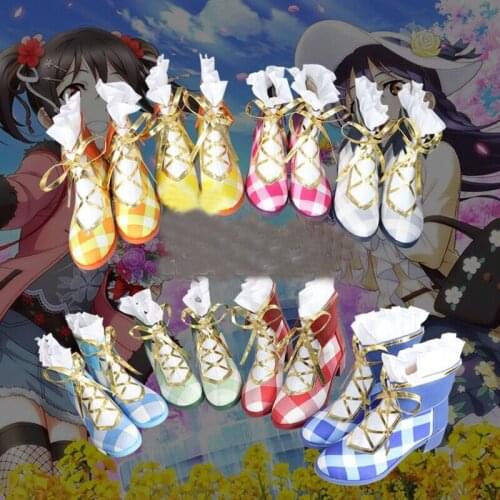 LoveLive Kotori Minami Sonoda Umi Nico Yazawa Hanayo Koizumi All Members Cosplay Shoes Boots Lovelive Sunshine Shoes