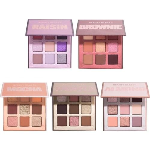 9 Color Matte Eye Shadow Palette Natural Shimmer Pearlescent Potatoes Eyeshadow Palette Waterproof Eyeshadow Cosmetics TSLM2