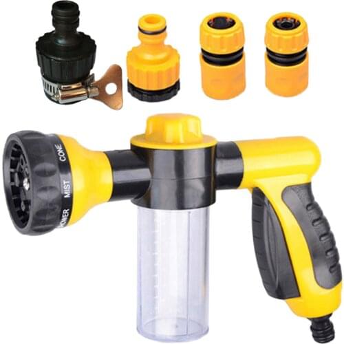 High Pressure 8 in 1 Spray Gun Garden for Watering Lawn Cleaning Car Washing Tool