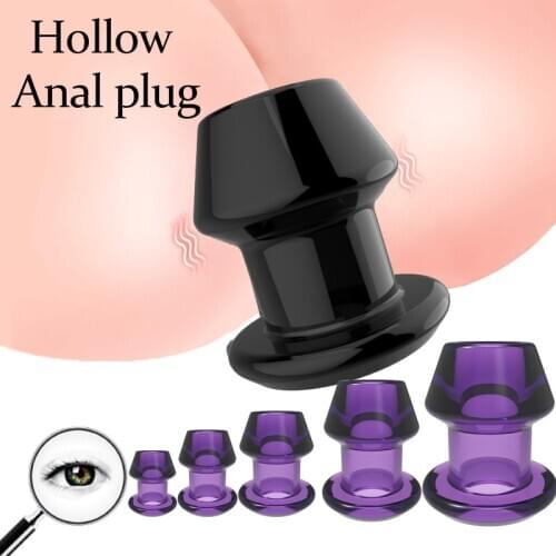 Hollow Butt Plug Analytical Stopper Anal Dilator Dildo Erotica And Sex Toys/Appliance Speculum Prostate Massager Goods For Adult