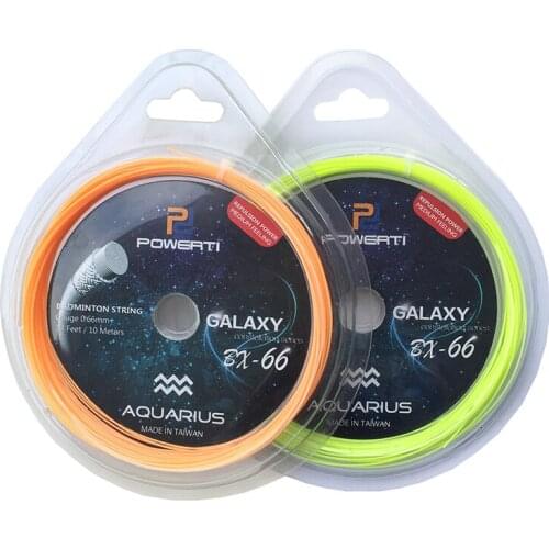 Powerti 5pcs/lot Badminton Racket String Training Constellation Gym Beach Net 0.66mm Badminton Ligne 12M BX66