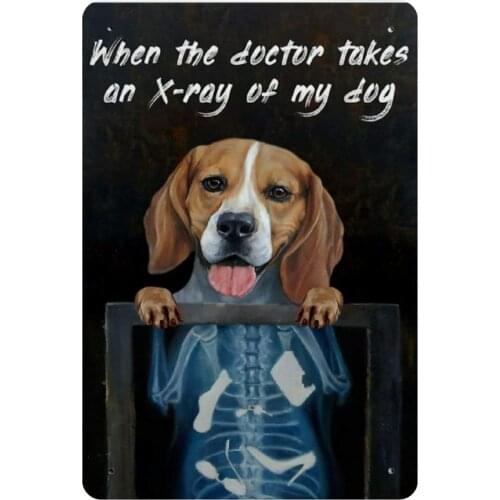 Retro Vintage Metal Sign Takes an of Beagle Reproduction Metal Tin Sign Wall Decor for Cafe Bar Pub Home