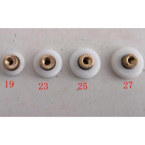 Dia 19mm 23mm 25mm 27mm Shower Room Roller Accessories Bathroom Glass Sliding Door Bearing Pulley Wheel Runner