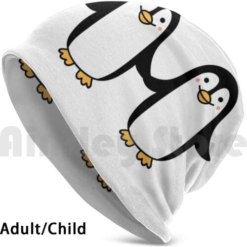 Penguins In Love Beanies Knit Hat Hip Hop Penguins In Love Penguins Lover Love Penguin Wedding Engagement