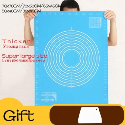 Silicone Baking Mats Pizza Dough Non-Stick Maker Holder Pastry Cooking Utensils Oven Pastry Mat Kitchen Gadgets Cooking Tools