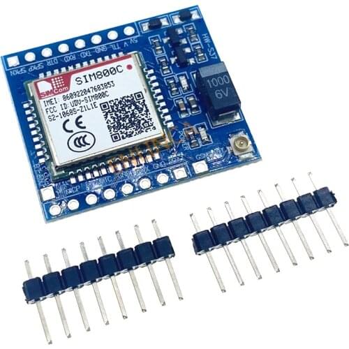 SIM800C GSM GPRS Module 5V/3.3V TTL Development Board IPEX with Bluetooth and TTS for STM32 C51 for
