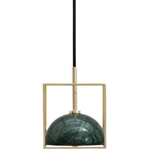 Nordic light luxury bedroom bedside small chandelier ins modern minimalist restaurant bar marble window chandelier lamp