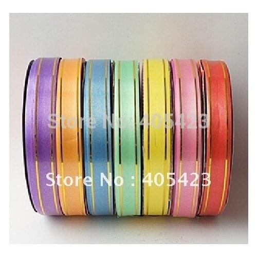Mix colors Phnom Penh embroider Ribbon balloon tied export Ribbon wedding supplies 10rollls/lot
