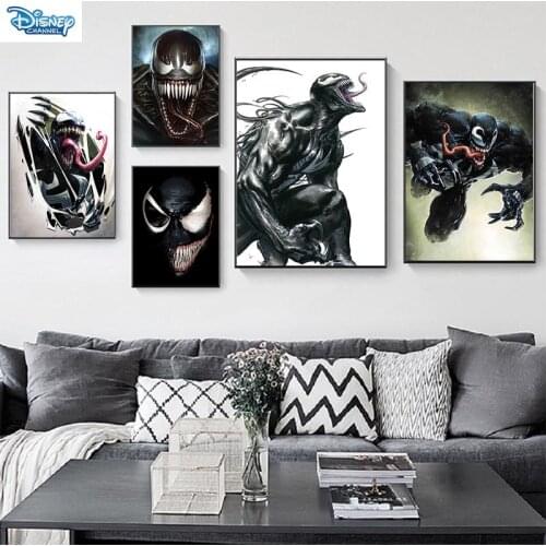 Superhero Marvel Comics Black Alien Venom Terror Canvas Painting Prints Poster Wall Art Home Decoration Kid Room Decor Picture