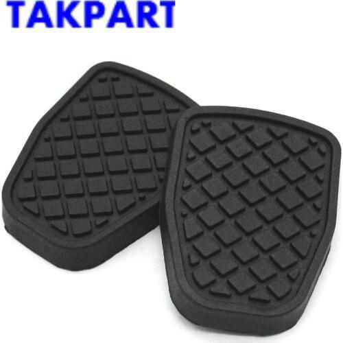 TAKPART for Subaru Pedal Rubbers Pad Set Brake & Clutch Impreza Liberty Forester 36015GA111