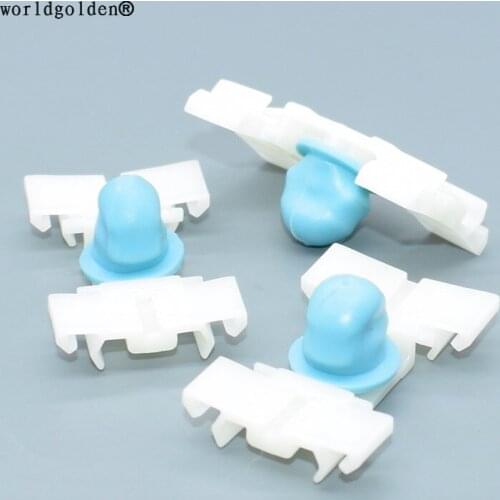 Worldgolden 100pcs auto fasteners Fender / Anti Collision Strip Retainer for bmw 51131960054