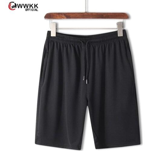 WWKK 2021 New Mesh Air-Conditionging Shorts For Men Casual Quick Dry GYM Sport Shorts Fitness Jogging Men Shorts Pants