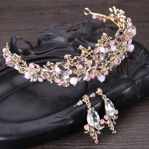 New Gorgeous Crown Tiaras Wedding Bride Crystal Hair Accessories Headdress Bridesmaid Rhinestones Headband Hair Jewelry Women