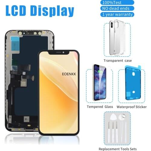 For iPhone X XS MAX XR 11 LCD Display Touch Screen Assembly replacement kit with true tone Display Close to the original