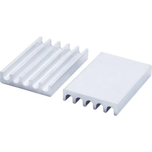 10/100pcs Electronic radiator 32*22*5mm Heatsink aluminum alloy module radiator high-power heat conduction sheet