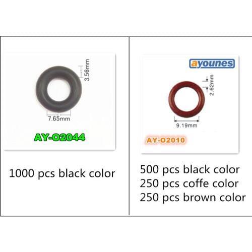 2000pcs rubber oring 14.77*7.65*3.56mm and 14.43 * 9.19 * 2.62mm for G M TOP FEED MPI INJECTOR (AY-O2044,AY-O2010)