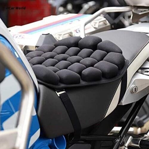 3D Motorcycle Cool Seat Inflatable Cushion High Elasticity Hip Protector Cushion for Ride Enthusiasts 6XDB