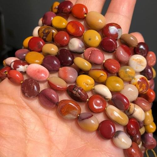 8-10mm Natural Irregular Mookaite Stone Beads Loose Spacer Beads For Jewelry Making DIY Bracelet Earring Accessories 15"Strand