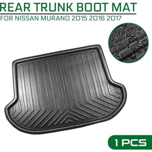 Car Floor Mat Carpet Rear Trunk Anti-mud Cover For Nissan Murano 2015 2016 2017