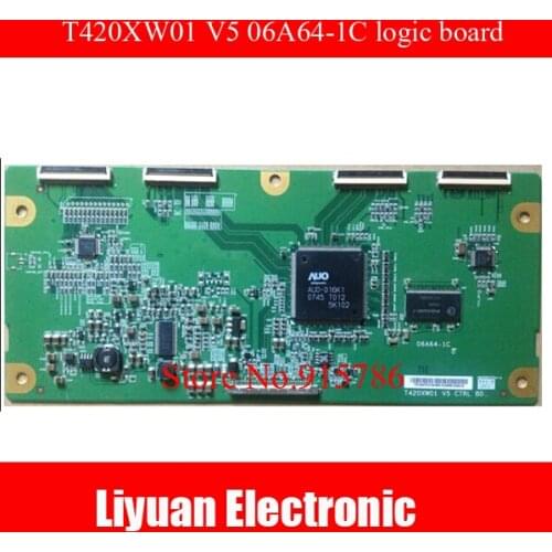 Free shipping T420XW01 V5 06A64-1C logic board