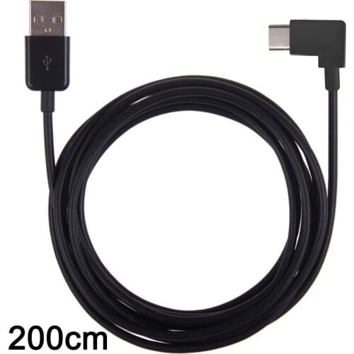 CY Right Angled USB 3.1 Type C USB-C to USB 2.0 Cable 90 Degree Connector for Tablet & Mobile Phone 200cm