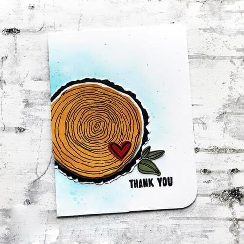 Wood Slice Frame Metal Cutting Dies Stencils for DIY Scrapbooking Photo Album Decorative Embossing Paper Card Crafts Die Cut