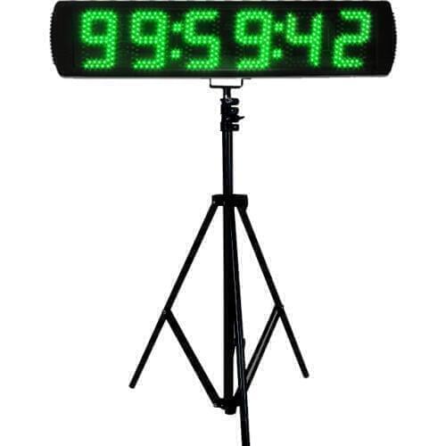 Hot selling LED bike race timer digital race timing clock large stopwatch count up clock with stand