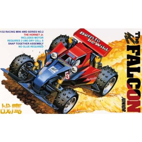 RUIZE 1/32 Racing Mini 4WD Series No.2 Car Model The FALCON JUNIOR (T1 Chassis)