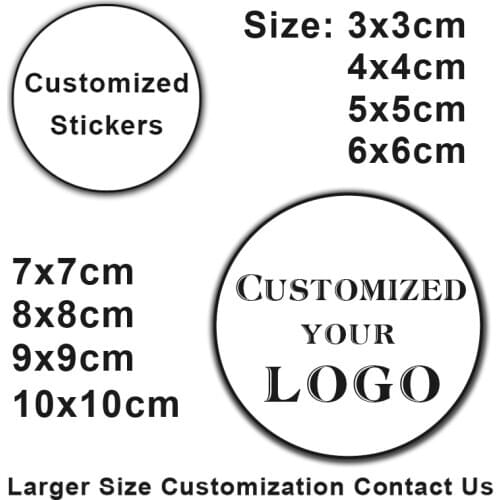 100 Pcs Custom Personalized White Stickers, Logo, Eyelashes Stickers, Lip Balm Lipstick Labels, Lipgloss Tubes Stickers