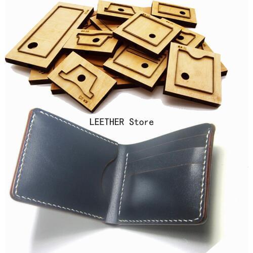New Japan Steel Blade Wallet mens short retro original homemade small wallet DIYLeather tool