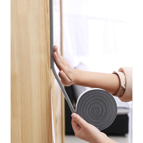 DIY Windproof Sound Insulation Foam Sealing Strip for Door Window Self-adhesive Foam Sealant Household Gap Insulation Tape