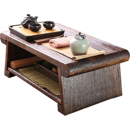 50X30X20 CM Folding Low Floor Table Modern Minimalist Compact Tatami Coffee Table Wooden Japanese Tea Table For Living Room F602